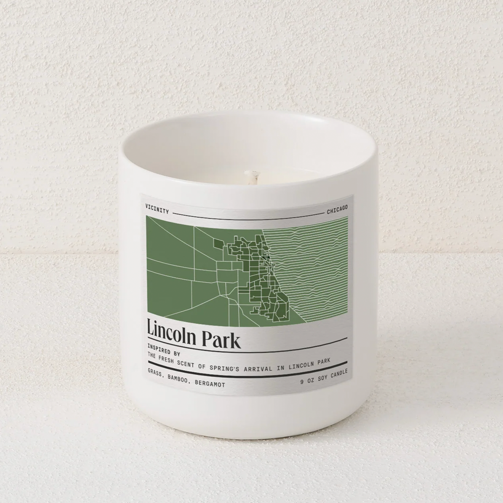 Lincoln Park Neighborhood Candle – Foursided