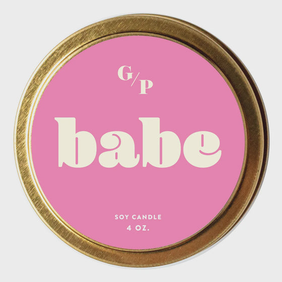 Babe Just Because 4 oz. Candle Tin