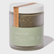  Green Gold Tea Jar