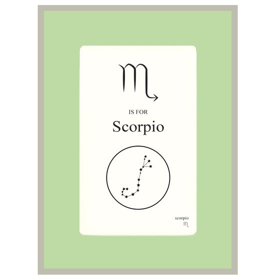 Custom Zodiac Flashcard