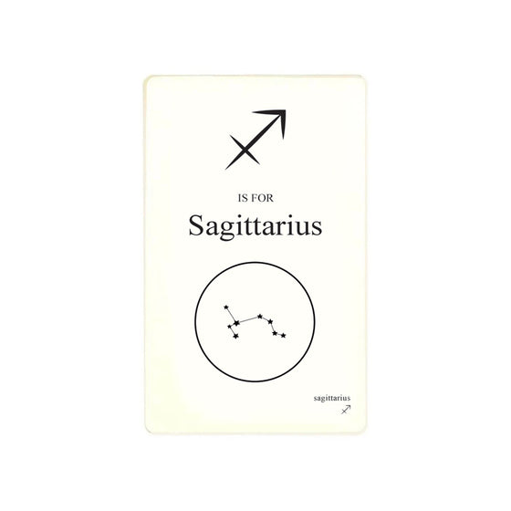 Custom Zodiac Flashcard