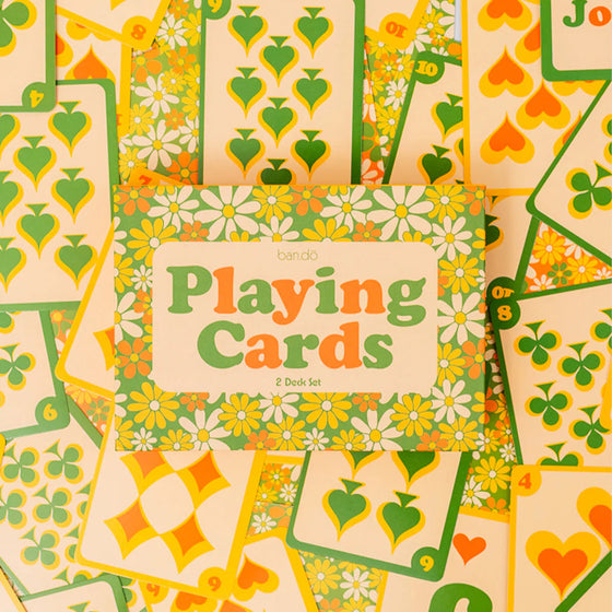 Floral Game Night! Double Deck Playing Cards
