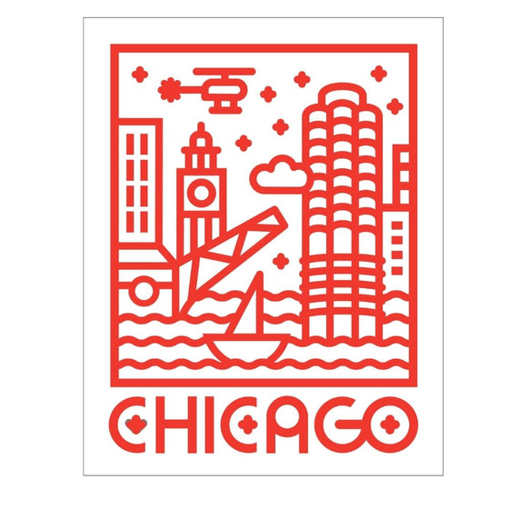 Chicago Scene Print
