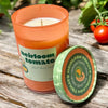 Heirloom Tomato Farmers Market Glass Candle