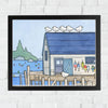 Lobster Dock 11x14