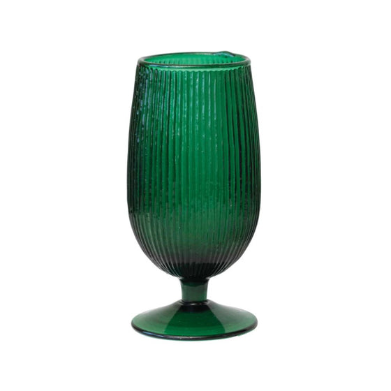 Ribbed Stemmed Glass 12oz