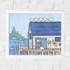 Lobster Dock 11x14