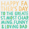 Most Charming Dad Card