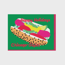  BOXED Chicago Hot Dog Christmas Card Set (8)