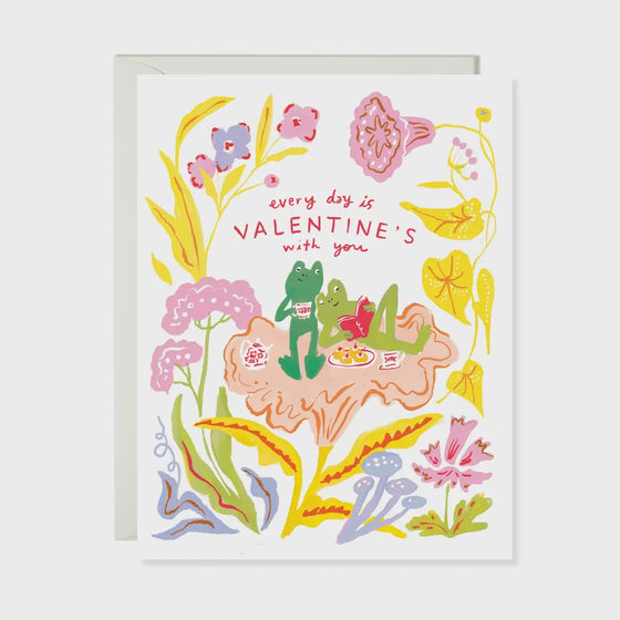 Frog Picnic Valentine