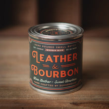  Leather & Bourbon 8oz Candle