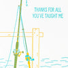 Fishing Poles Card