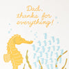 Seahorse Dad Card