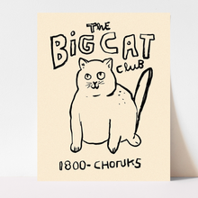  Big Cat Club Print 8x10