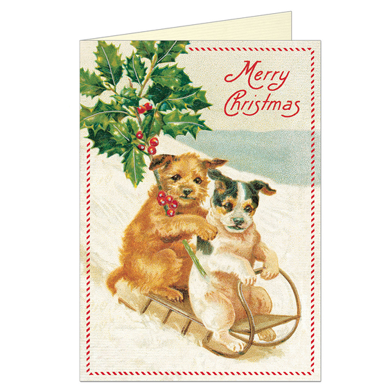 Christmas Dogs BOXED Cards (Set of 8)
