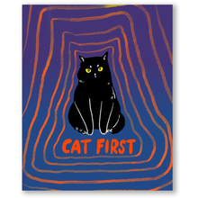  Cat First Print 8x10