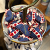 Chicago Flag Heart Felt Ornament