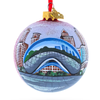 Chicago Cityscape Reflections Glass Ball Orn 3.25"