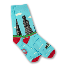  Chicago Skyline Dress Socks