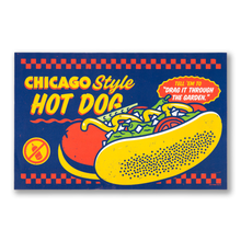  Chicago Style Hot Dog Print 11x17