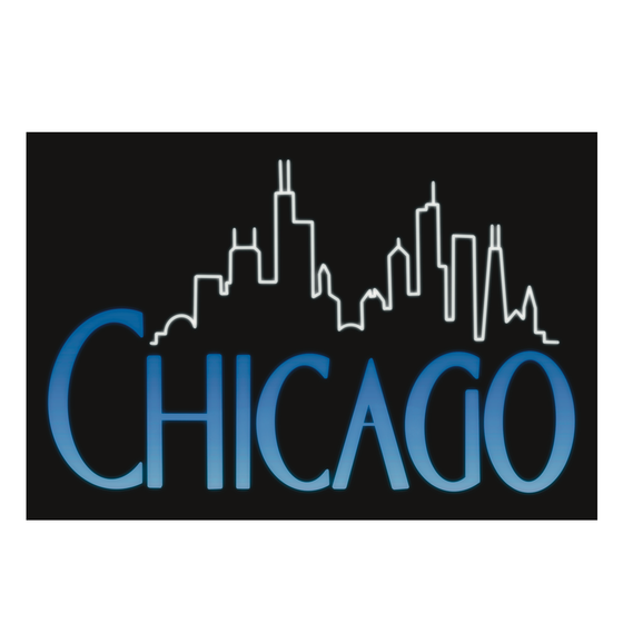 Chicago Frasier Skyline Sticker