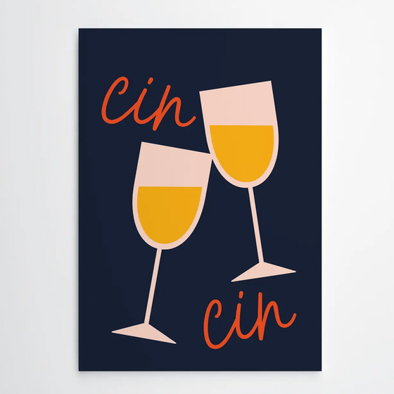 Cin Cin A3 Print