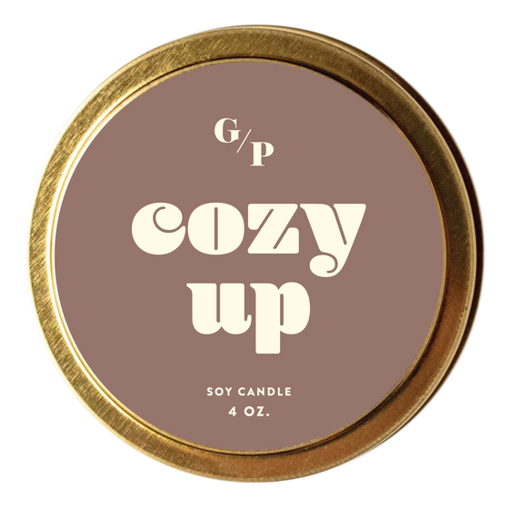 Cozy Up Just Because 4 oz. Candle Tin