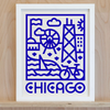 Chicago Scene Print