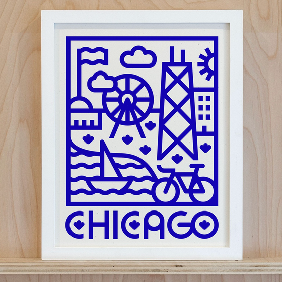 Chicago Scene Print