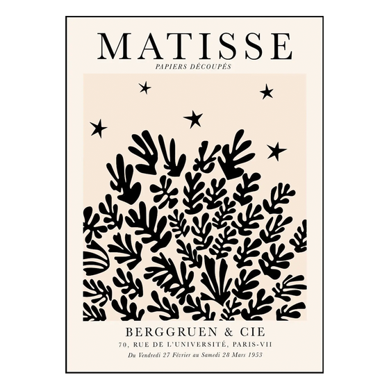 Henri Matisse The Cut-Outs Exhibition Poster No. 3