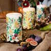 Pear Pillar Candle 6"