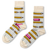 Large Pencil Crew Socks