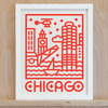 Chicago Scene Print