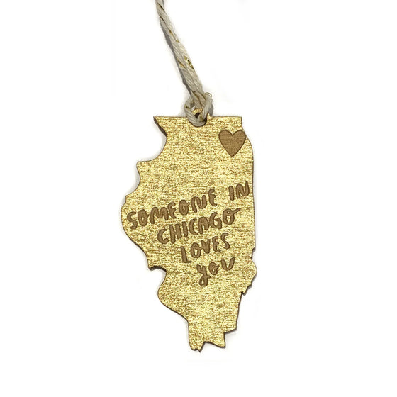 Someone In Chi Loves You Ornament