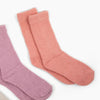 Cozy Cloud Rosette Pink Socks