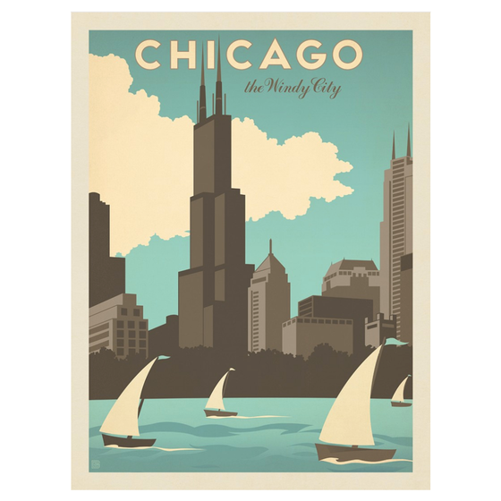 Chicago: Windy City Print