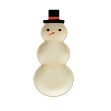  Stoneware Snowman Platter