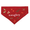 Naughty/Nice Large Collar Bandana