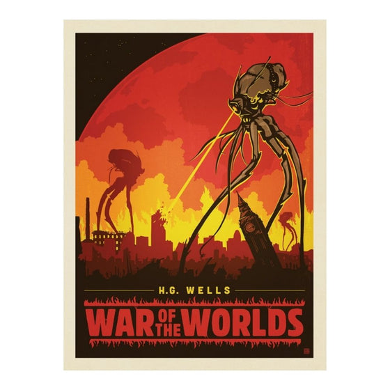 War of the Worlds 11x14 Print