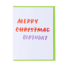  Christmas Birthday Card