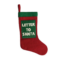  Letter To Santa Wool Stocking