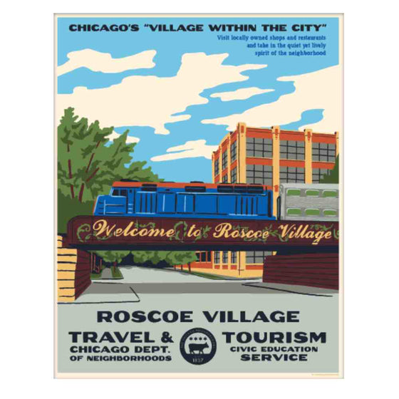 Roscoe Village Print 16x20