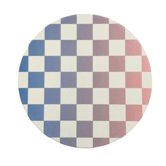 Checks Stone Coaster