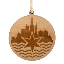  Cut Out Chicagoan Wooden Ornament
