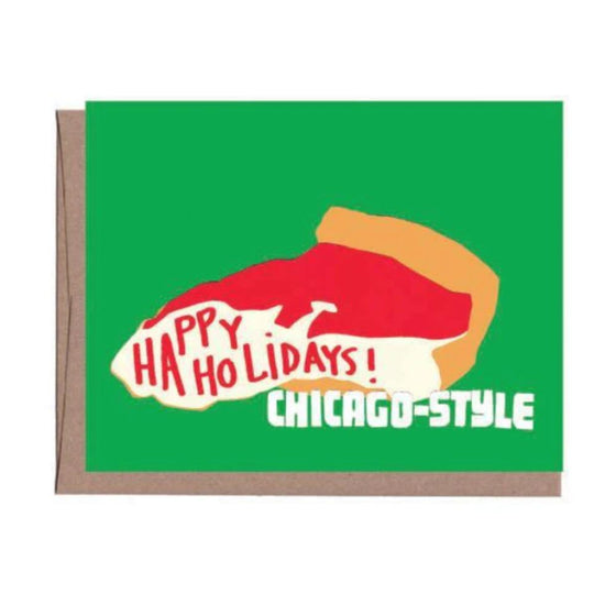 Chicago Deep Dish Christmas Card
