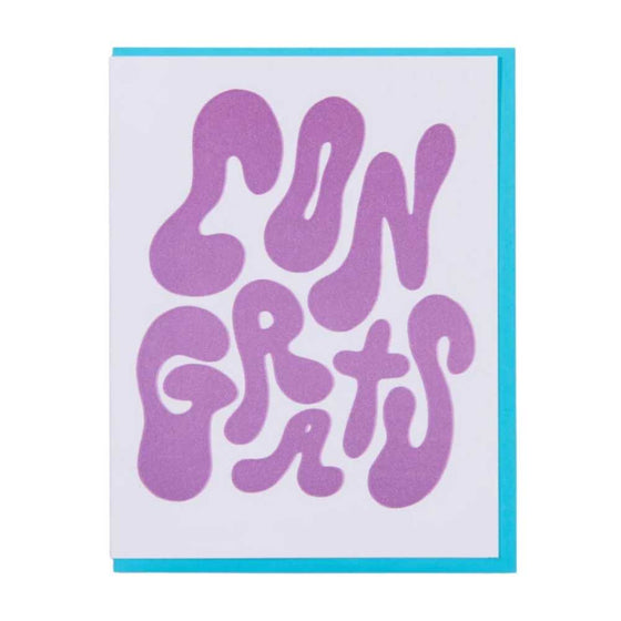 Bubble Congrats Greeting Card
