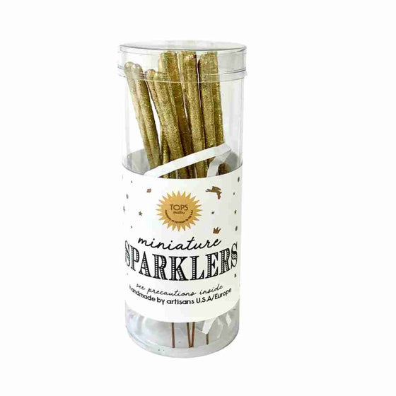Mini Gold Sparkler Tube