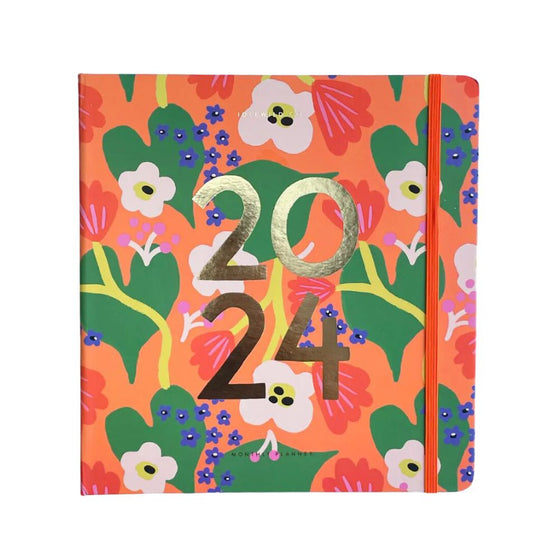 Flame Floral Planner 2024