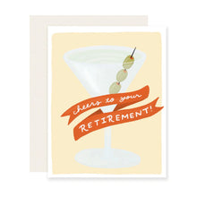  Retirement Martini Card