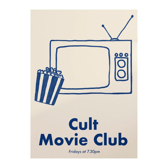 Cult Movie Club Print 11.7x16.5